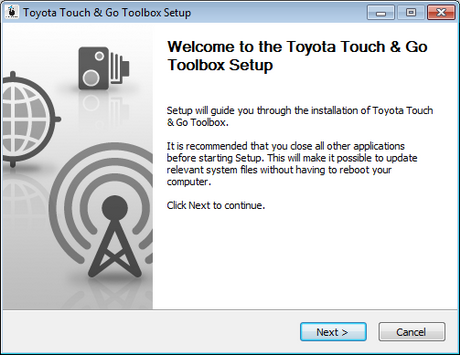 Toyota Touch&Go Toolbox installation