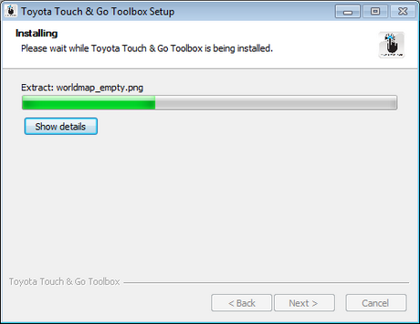 Toyota Touch&Go Toolbox installation