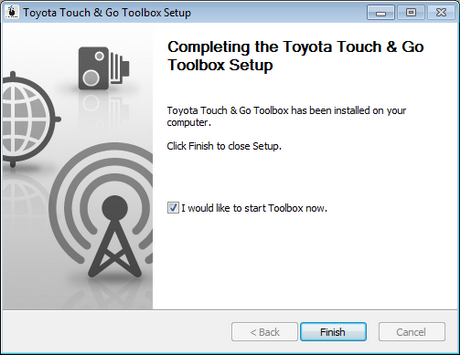 Toyota Touch&Go Toolbox installation